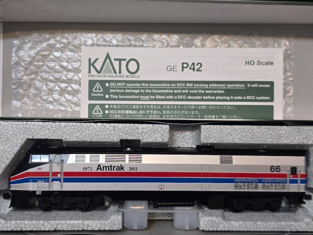 HOゲージ KATO Amtrak P42 40周年塗装#66