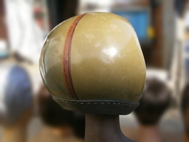 東ドイツ　ハンガリー軍　空挺用 ヘルメット 訓練用　ビンテージ