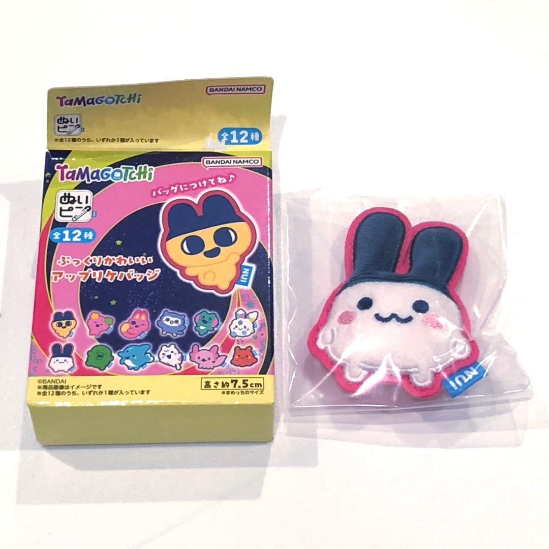 たまごっち　ぷっくりかわいい　アップリケバッジ　みみっち