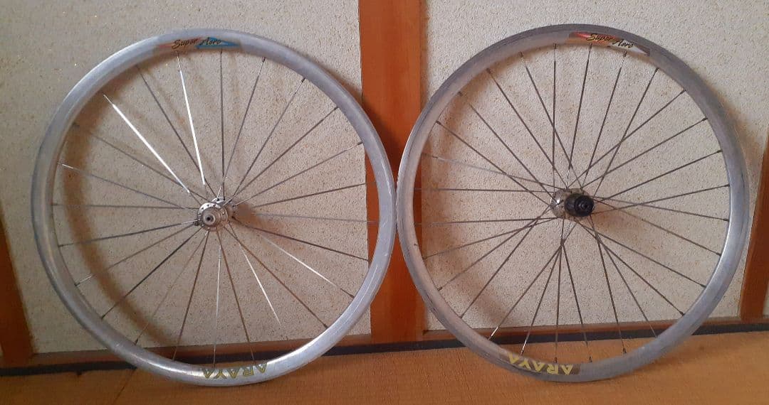 ARAYA Super Aero 650C 完組ホイール× 2本 ヴィンテージ