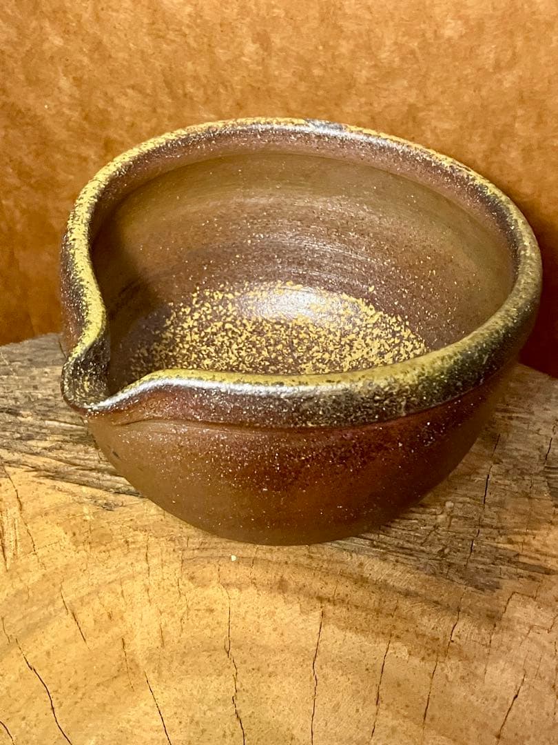 登窯焼き締め　片口　やちむん　沖縄
