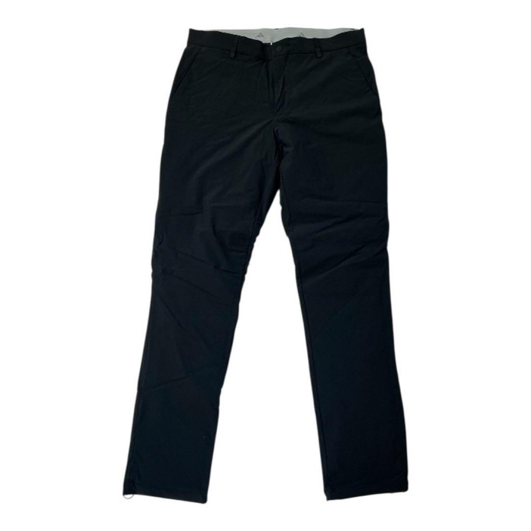 【新品未使用】adidas 中綿保温ブラック ストレッチパンツ 92サイズ