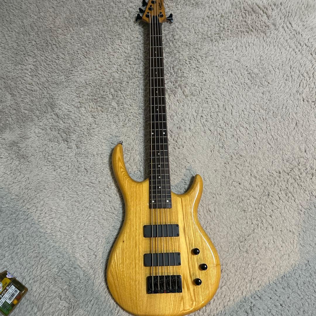 Epiphone Embassy 5弦エレキベース ナチュラル