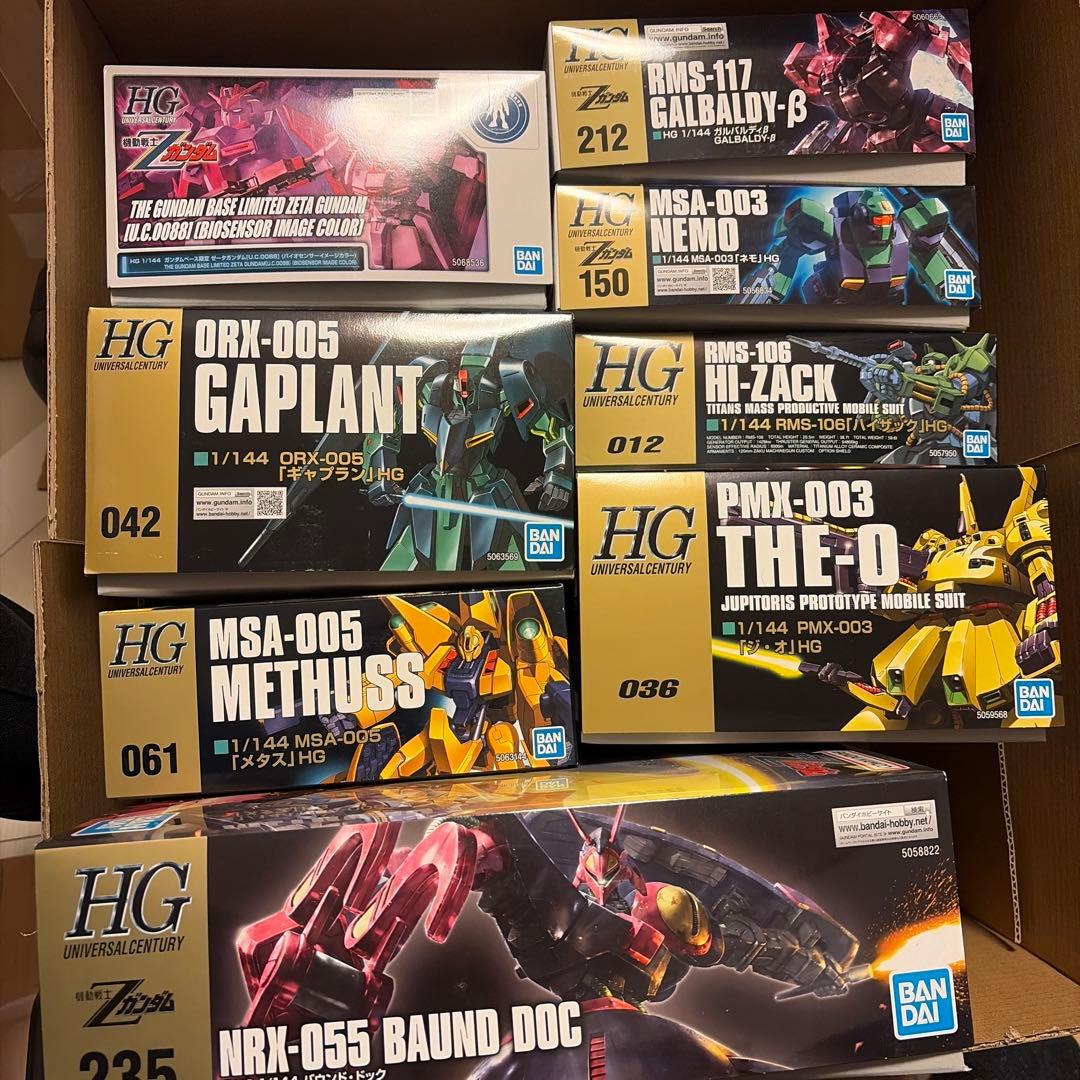 H*A様 z系HGガンプラセット 8種