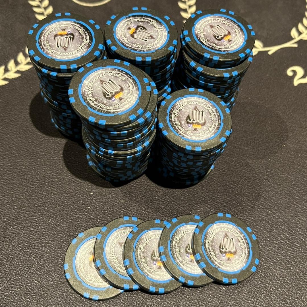 19 MGM社正規品 カジノチップ 100枚 100$ ポーカーチップ  H26