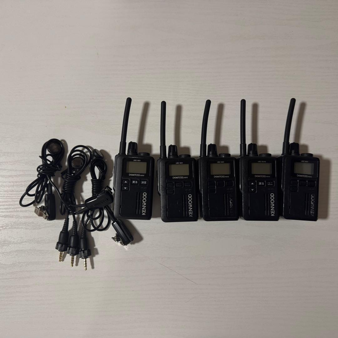 KENWOOD トランシーバー 5台セット