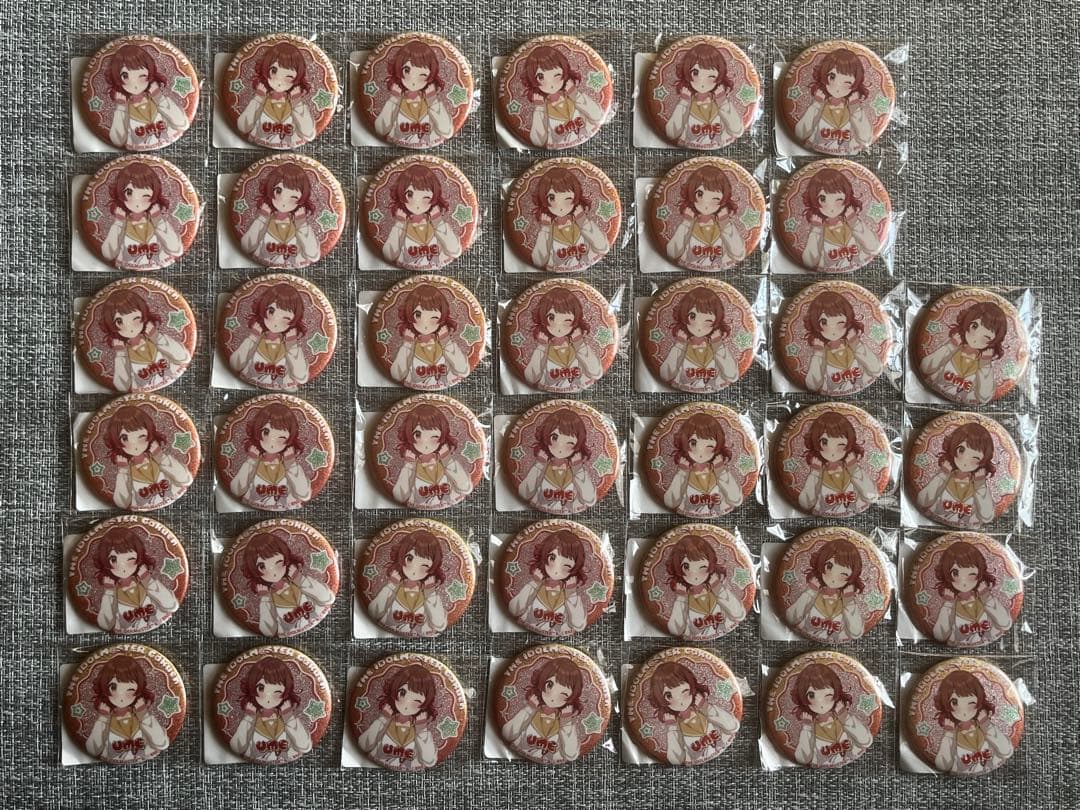 DMMスクラッチ 学園アイドルマスター 学マス E賞 缶バッジ 花海佑芽