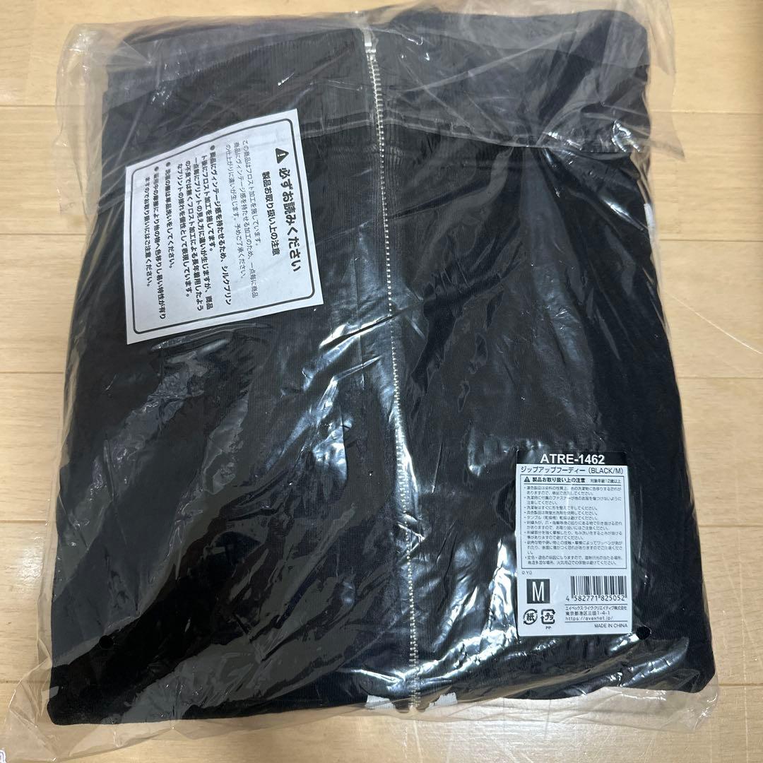 TREASURE PULSE ON ジップアップフーディー BLACK M