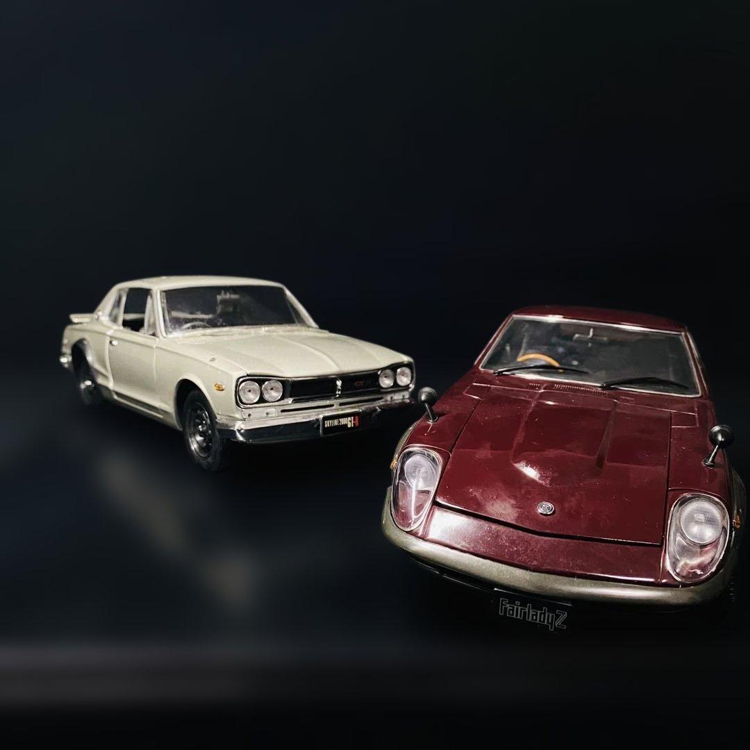 京商 1/18 日産フェアレディ240ZGマルーン スカイライン2000GT-R