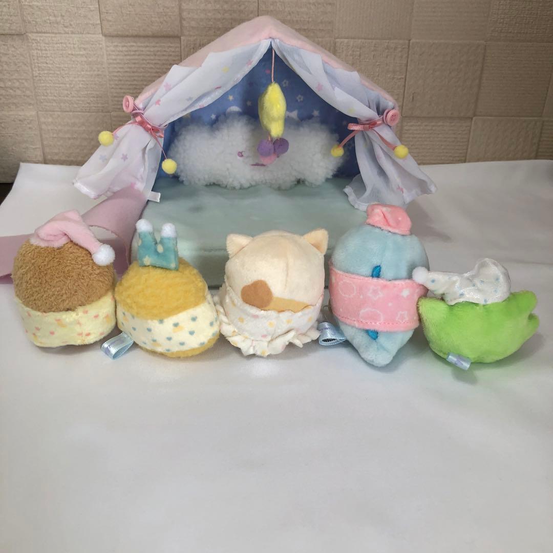 すみっコぐらし｜匿名｜てのり｜ぬいぐるみ｜2019｜いっしょにおとまり会｜美品