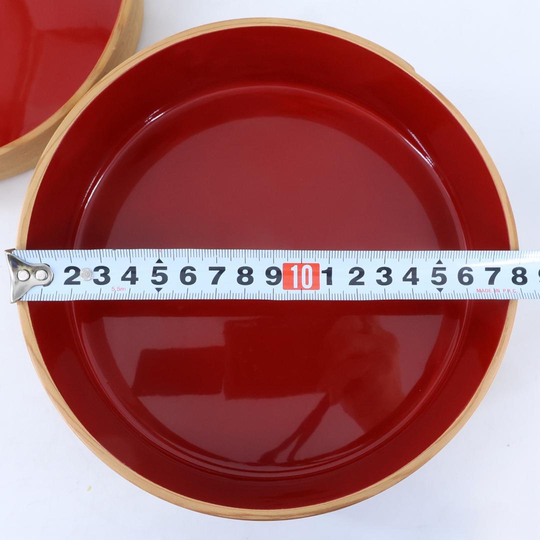 2961★柴田慶信商店　大館　曲げわっぱ うるし塗★菓子器★未使用★