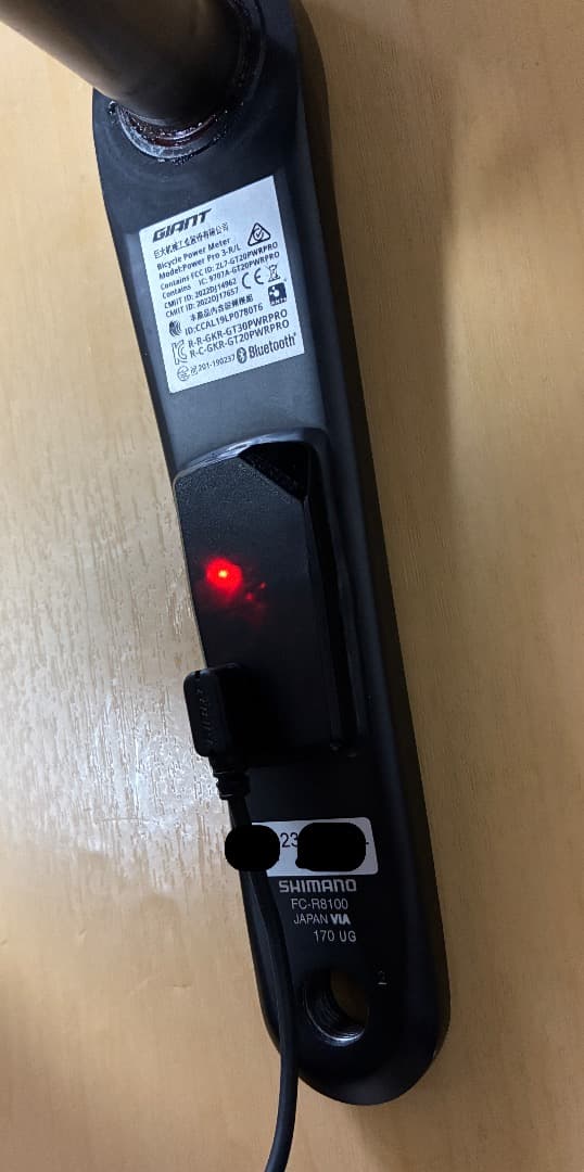 Giant Power Pro FC-R8100 170mm 両足計測美品！