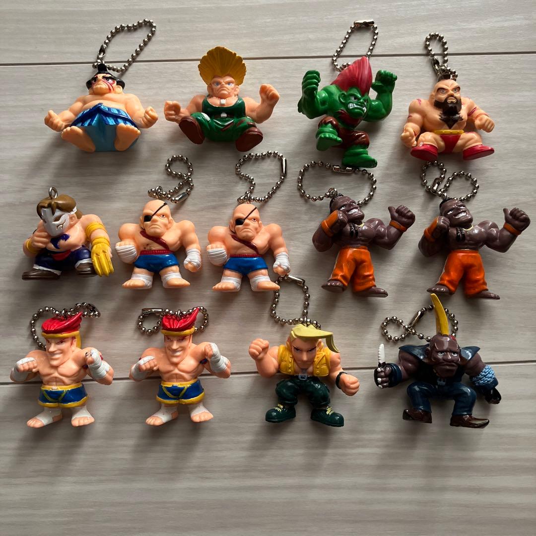 ストリートファイター　キーホルダー　ソフビ　フィギュア　27個セット