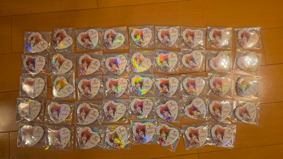 すとぷり 莉犬くん ７周年缶バッジ 大量４４枚!!!