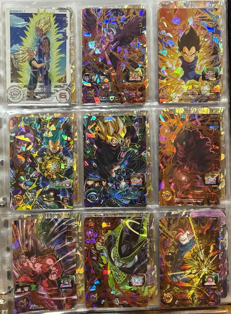 ドラゴンボールヒーローズ 引退品カードセット ファイル付き