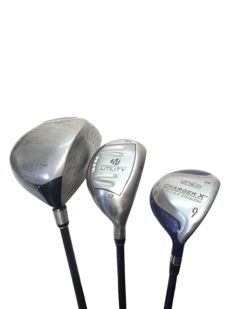 ゴルフバッグセット TOBUNDA ALBY WEDGEゴールド等12本セット