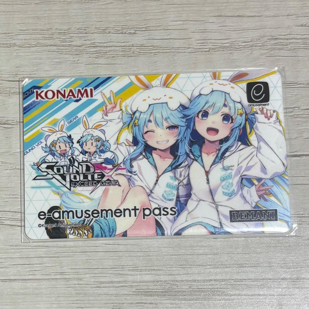 SOUNDVOLTEX ニア ノア e-amusement pass eパス