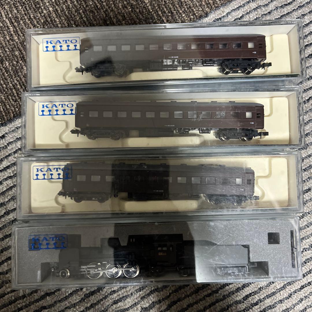 KATO Nゲージ C58機関車とオハ35茶客車セット