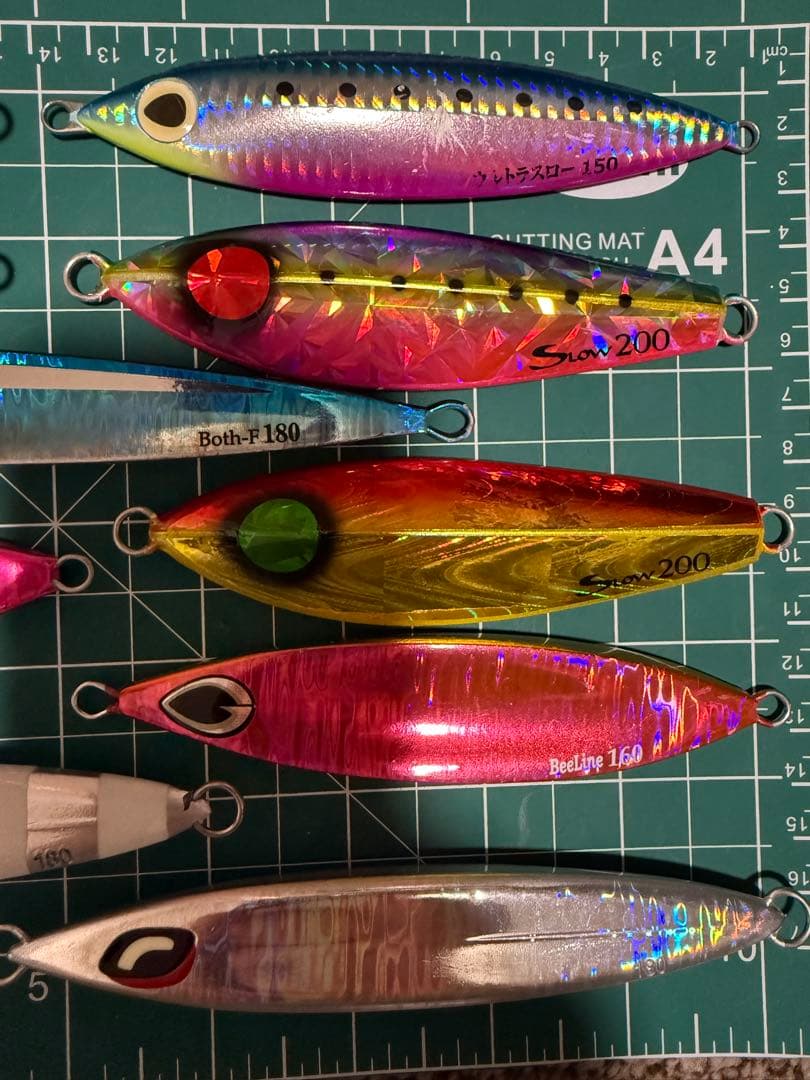 廃盤スロージグ10個shimano beat daiwa hayabusa等