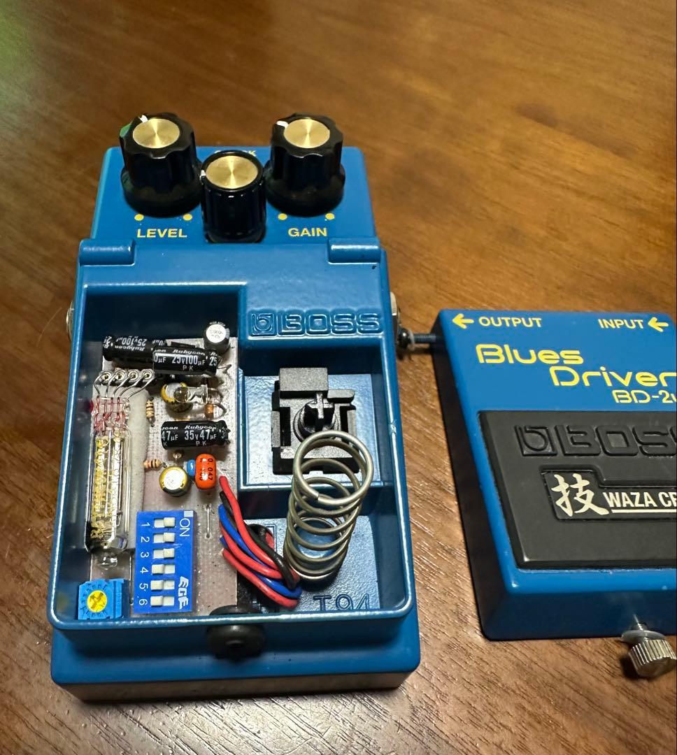 BOSS Blues D BD-2w真空管搭載もでモディファイ