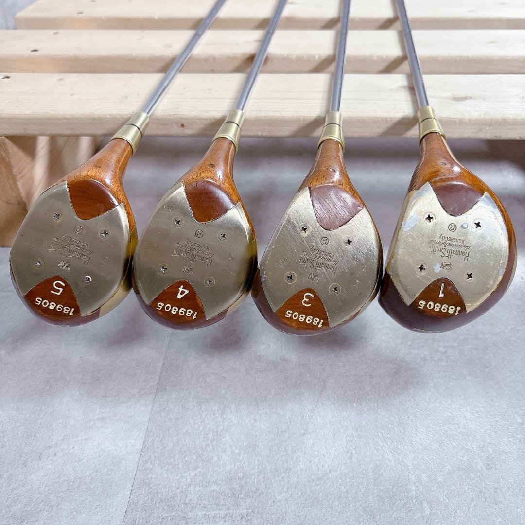V698 ケネス・スミス ハンドメイド 木製 ウッド 4本セット