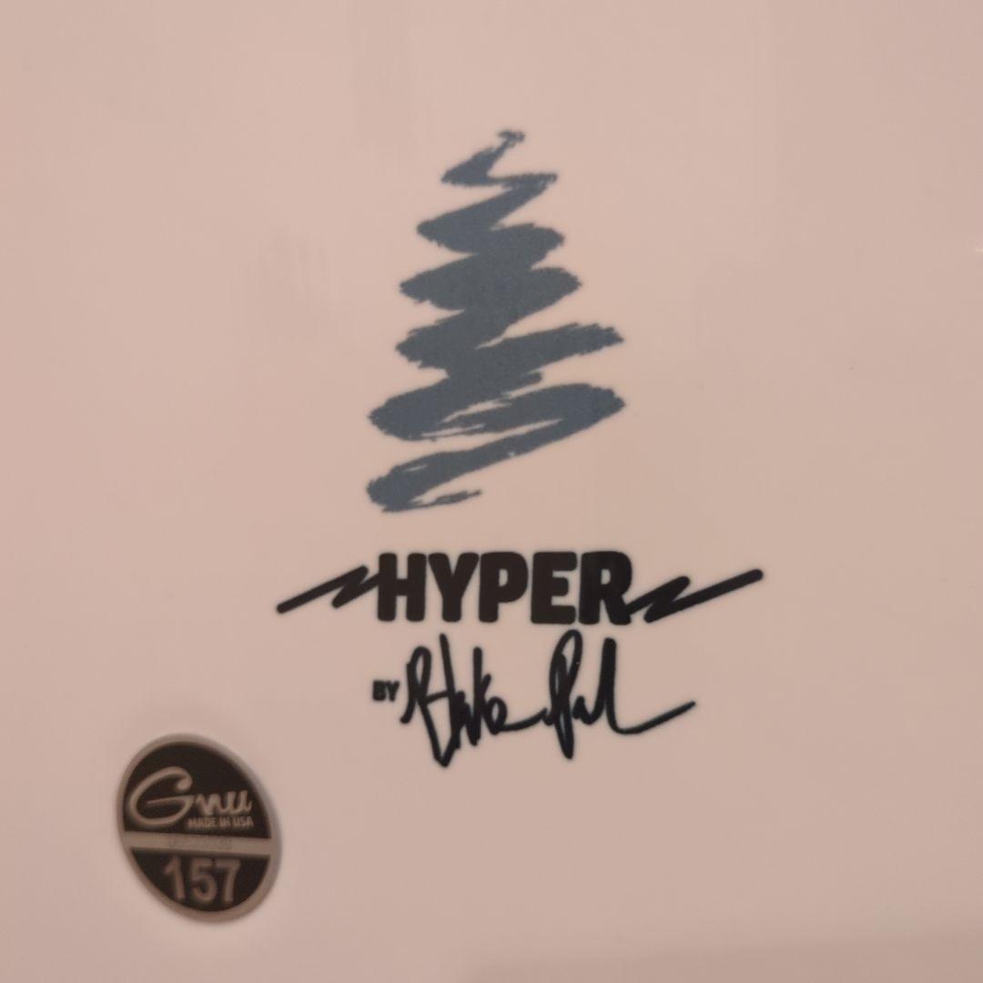 グヌーハイパーGNUHYPER157WAX済スノボ板スノーボードソールカバー付