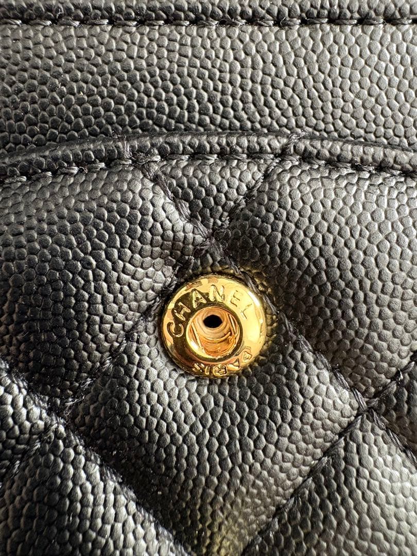 CHANEL ノベルティ マトラッセ キャビアスキン