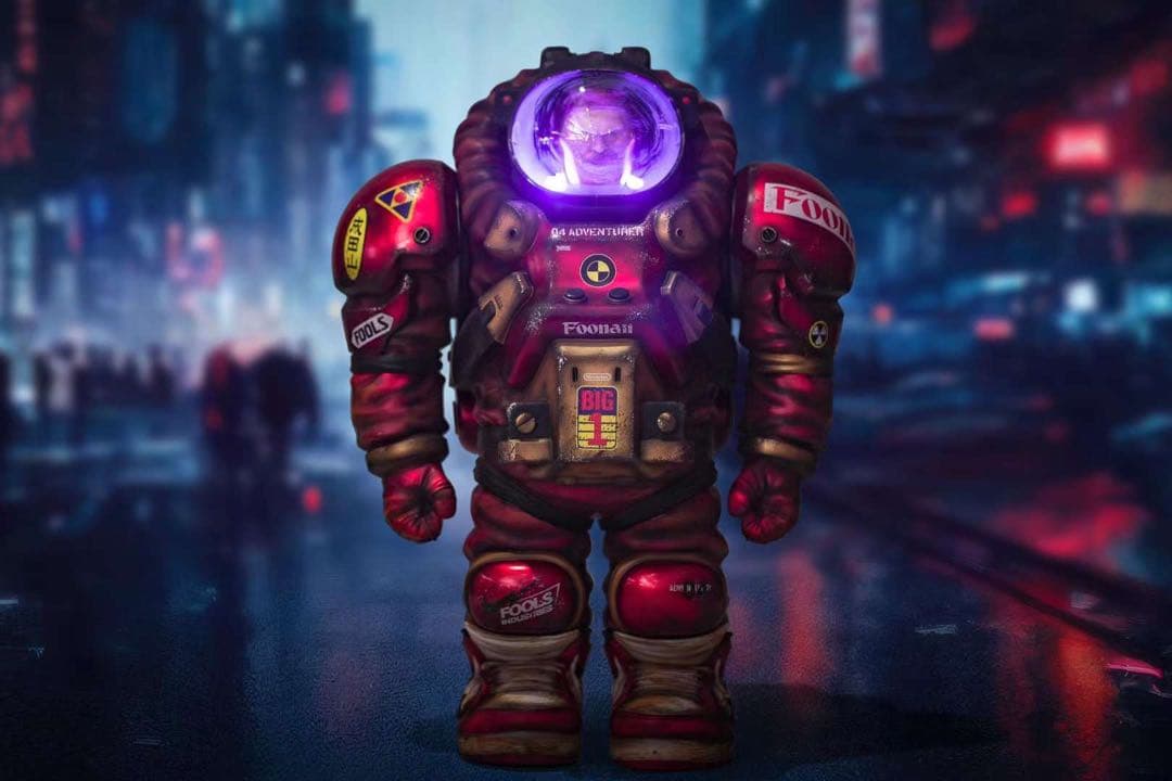 ローフールアドベンチャー　MK4 宇宙飛行士　フィギュア　アートトイ//ZCWO