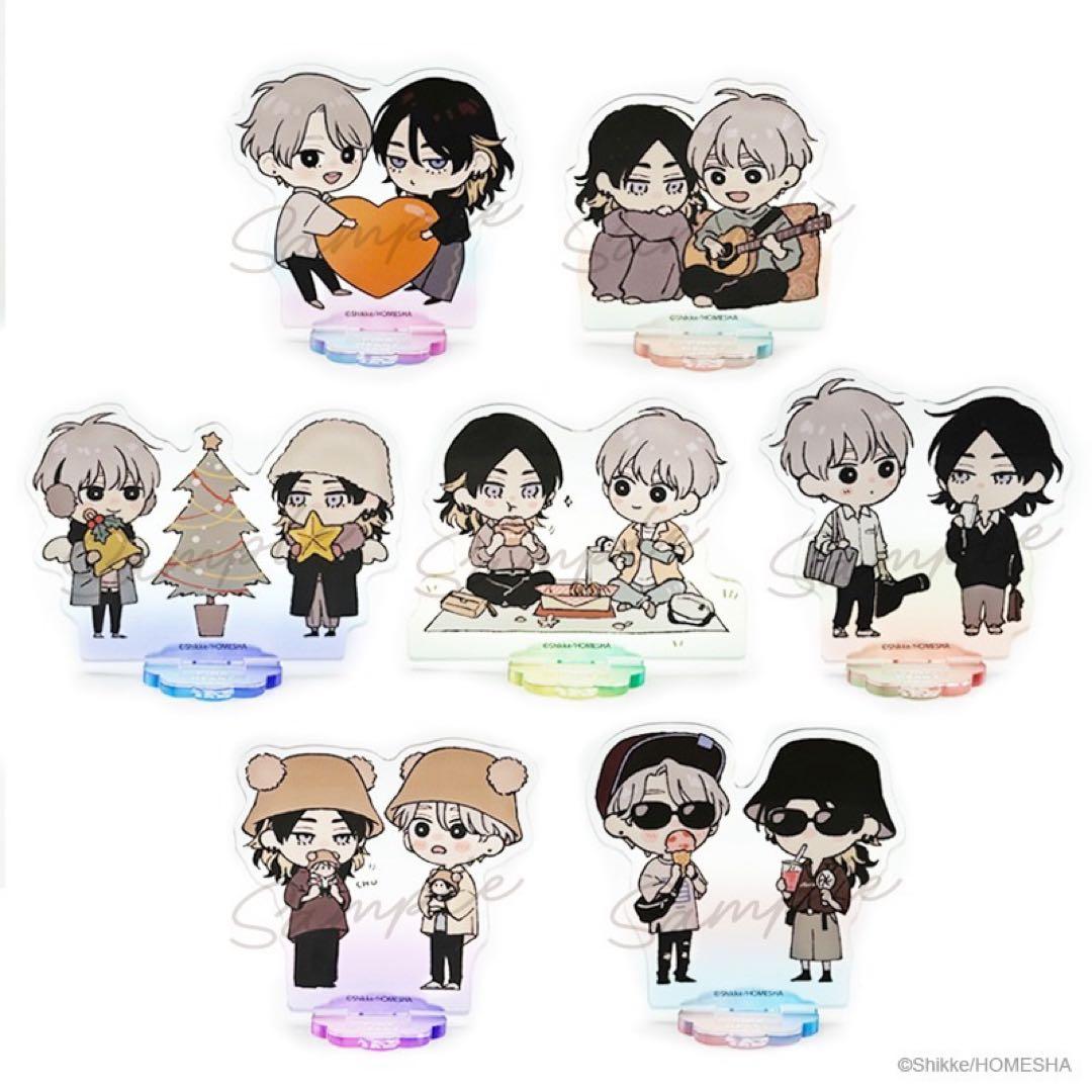 ピンクハートジャム 展 トレーディングアクリルスタンド 7点 コンプリートBOX