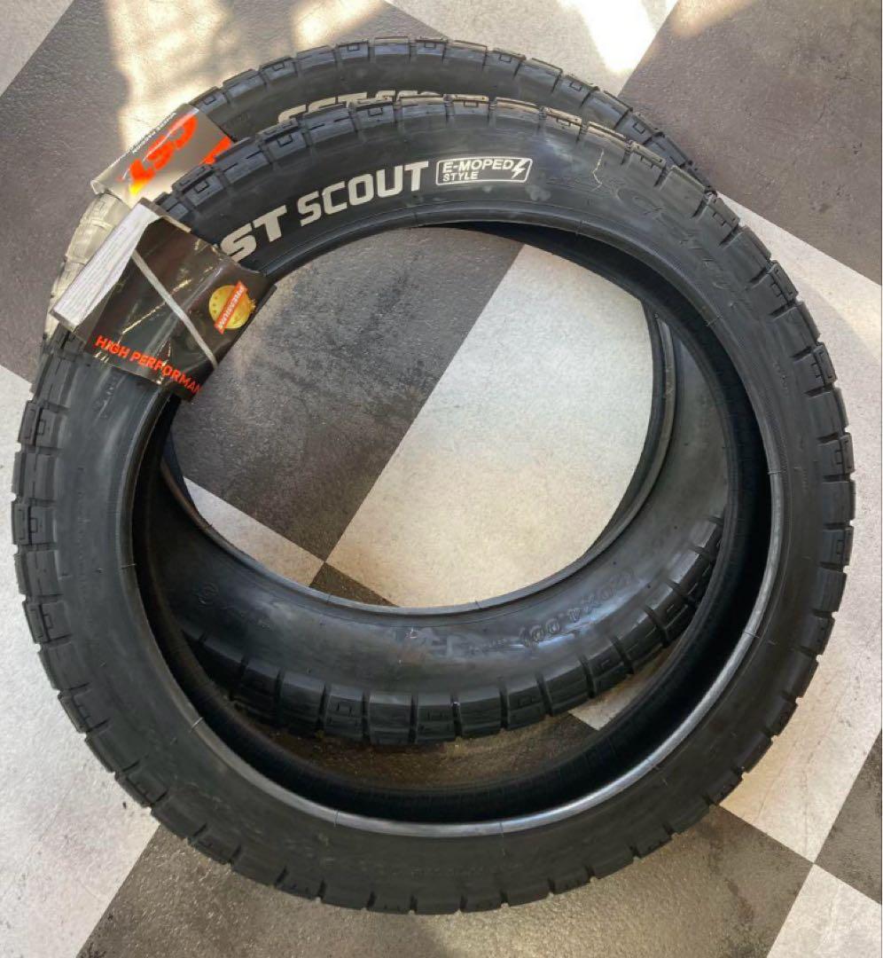 CST ST SCOUT ファットタイヤ_20×4.0とチューブ2本セット
