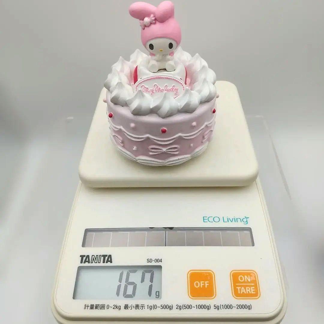 値下【希少・美品】マイメロディケーキオルゴール(2007年)貯金箱(2003年)
