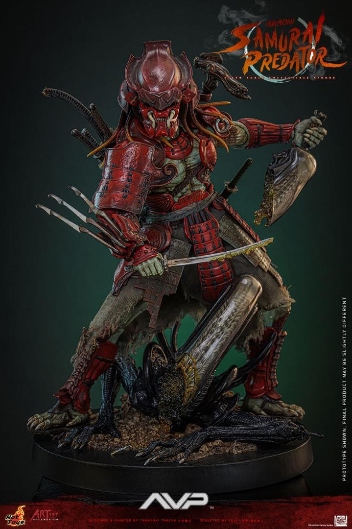 ホットトイズ 1/6 エイリアン プレデター 赤鬼サムライ・プレデター AC06