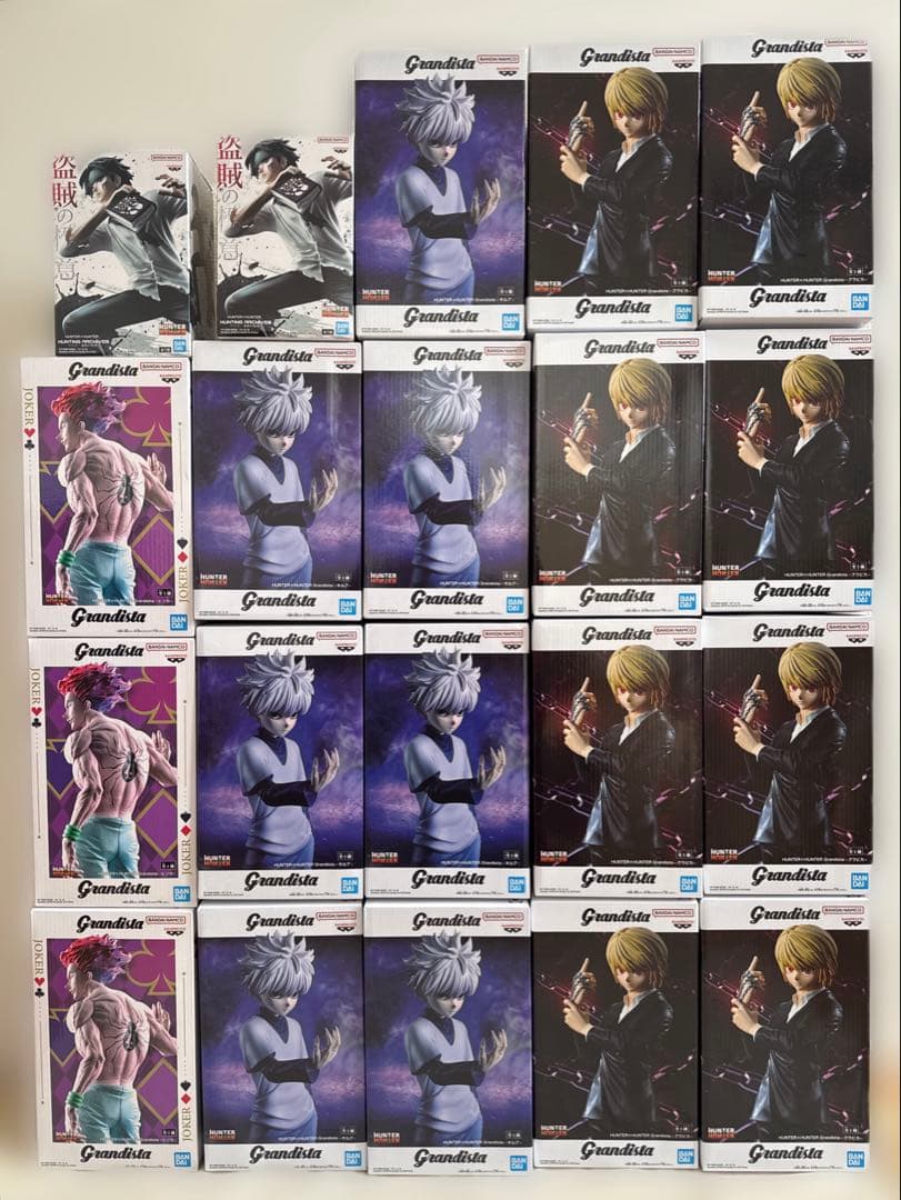 ハンターハンター　フィギュアまとめ売り　20点セット　グランディスタ　ヒソカ　他