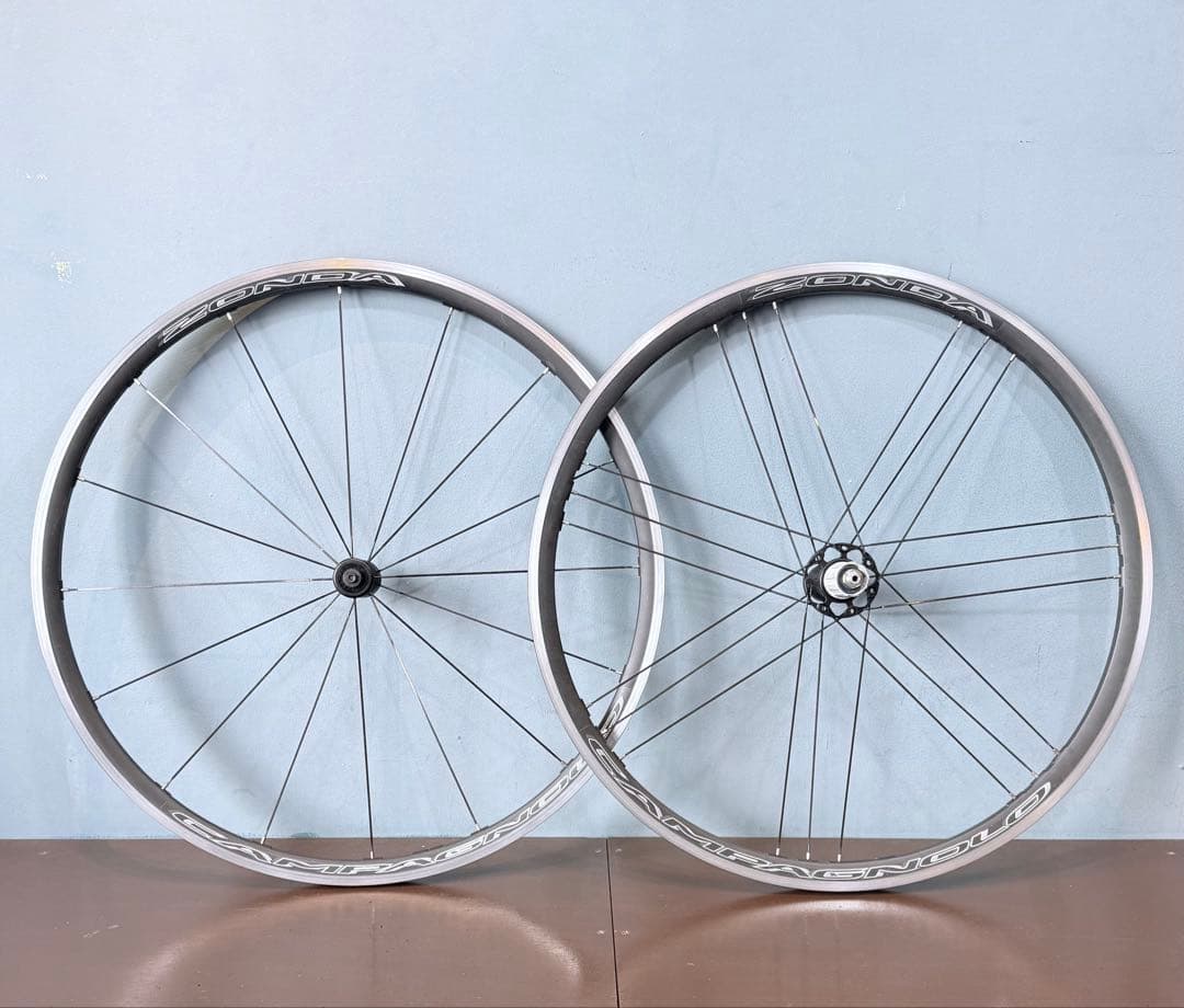 【美品】カンパニョーロ ゾンダ c17 前後ホイールセット クリンチャー