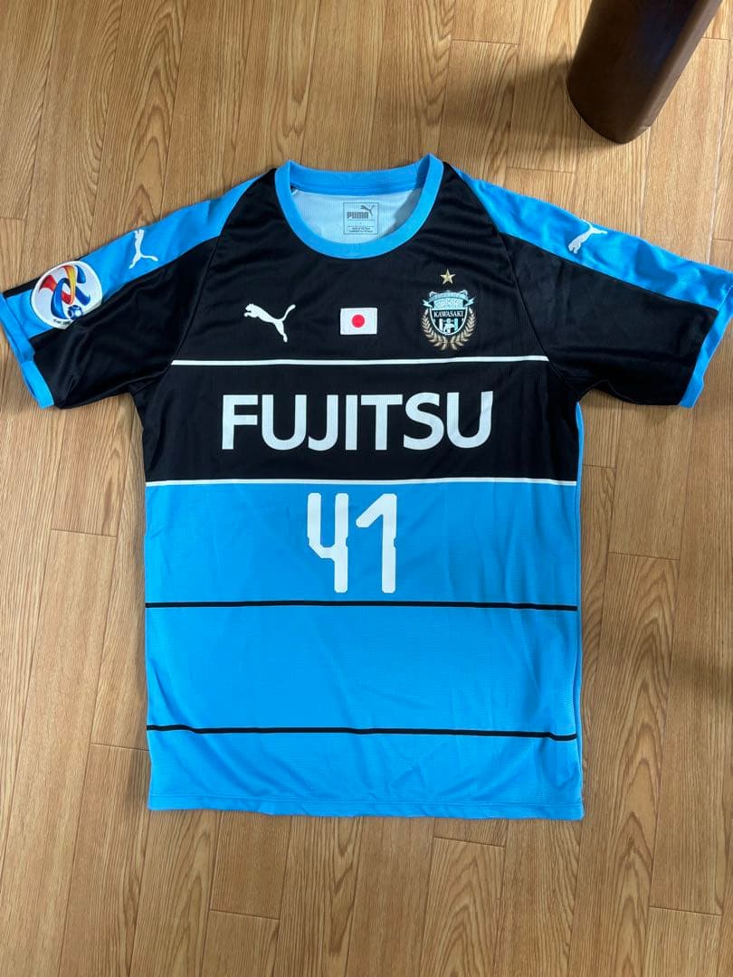 非売品【Lサイズ】川崎フロンターレ　家長昭博　ACLユニ　2018年