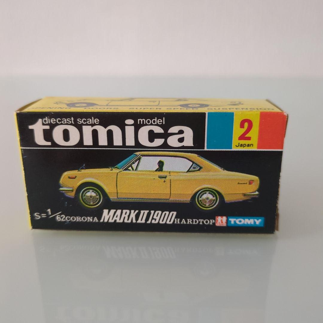 【美品】黒箱 トミカコロナ マークII 1900 ハードトップ