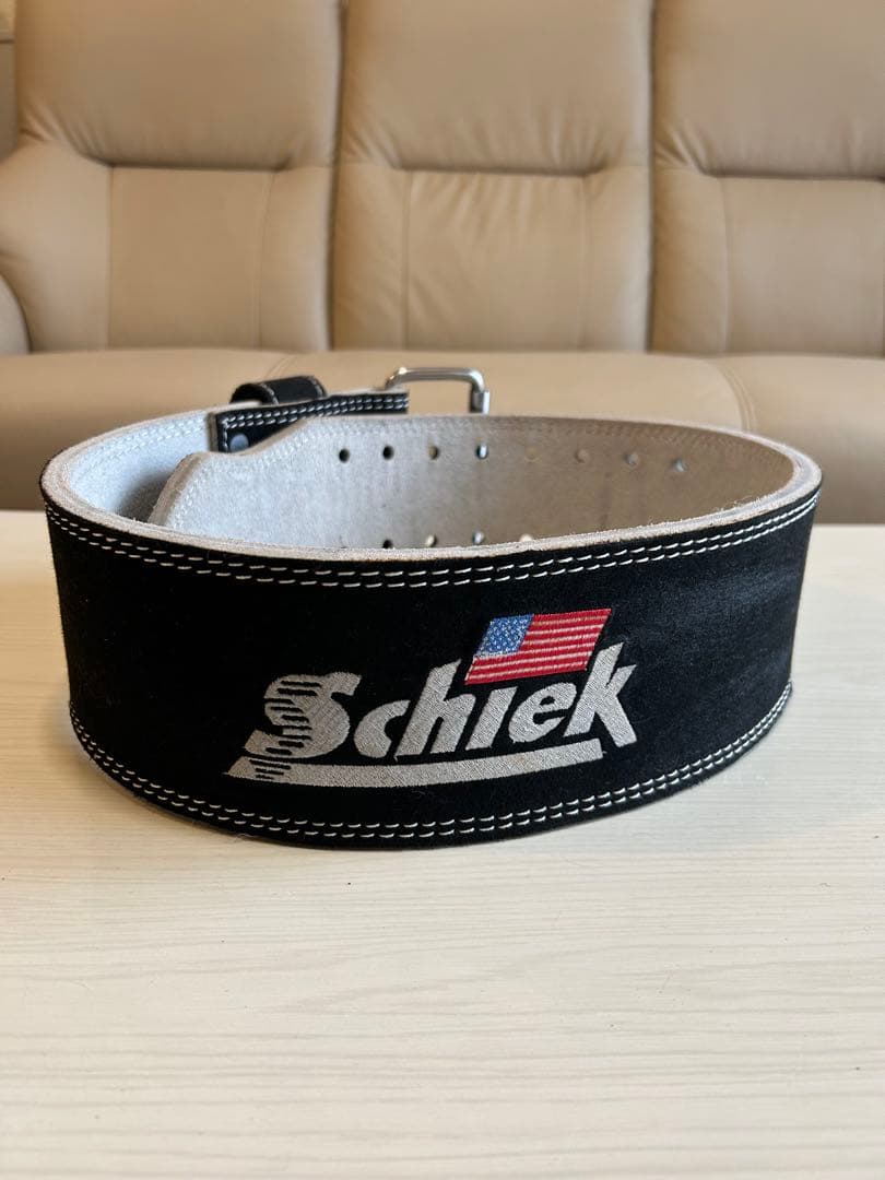 【未使用】Schiek シーク レザーコンペティション パワーリフティングベルト