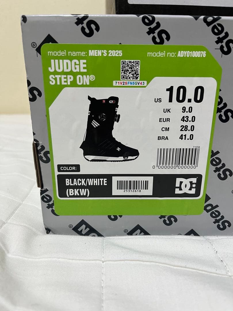 FLUX DC Step On ブーツ /ビンディングセット　サイズ28.0cm