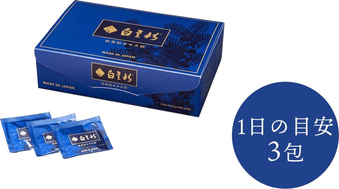 白豆杉エキス粒　90包×2箱