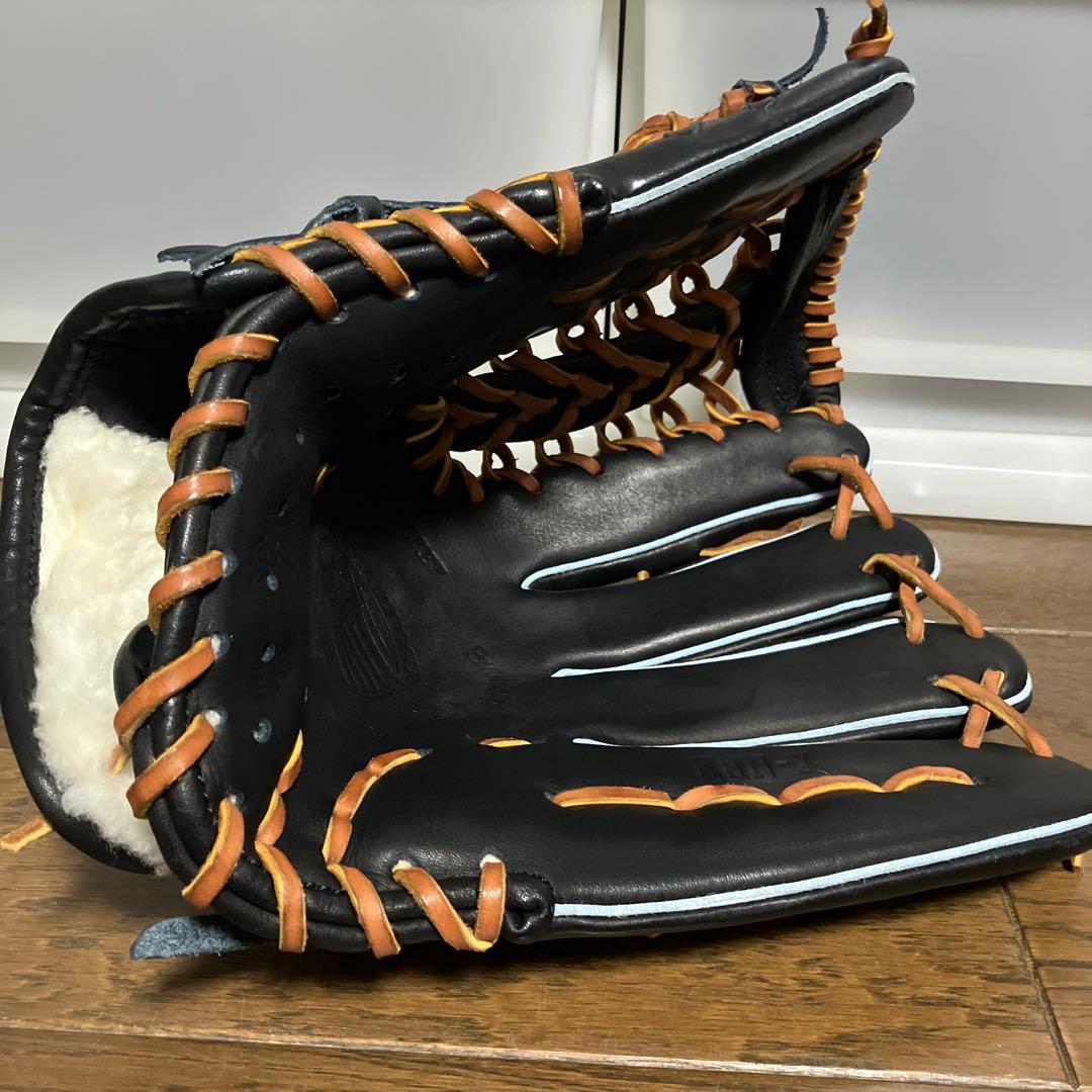【新品】【未使用】久保田スラッガー外野用KSN-X 軟式グローブ ブラック