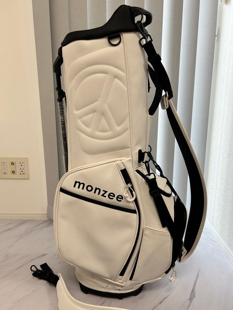monzeeキャディバック　ホワイト　【美品⭐︎】
