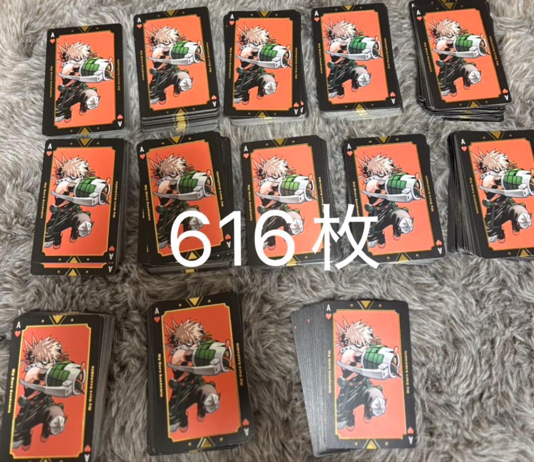 僕のヒーローアカデミア ヒロアカ展 トランプ カード 原作 爆豪勝己 ♡A