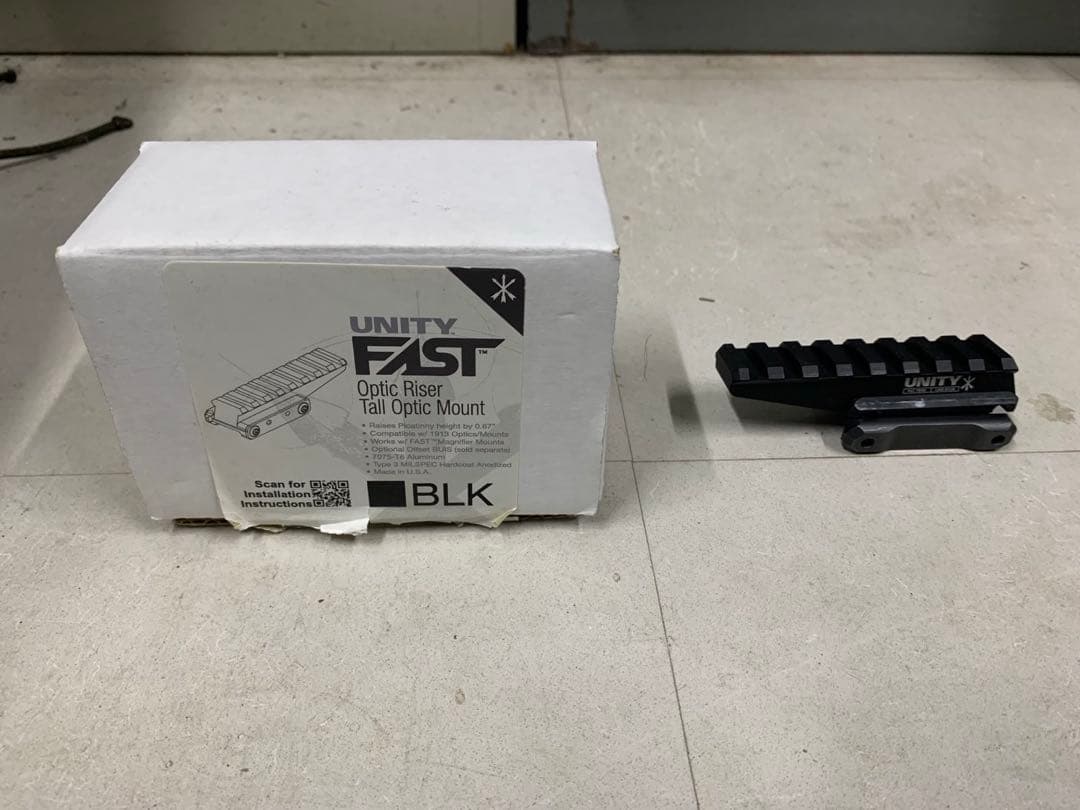 UNITY FAST Optic Riser ブラック実物