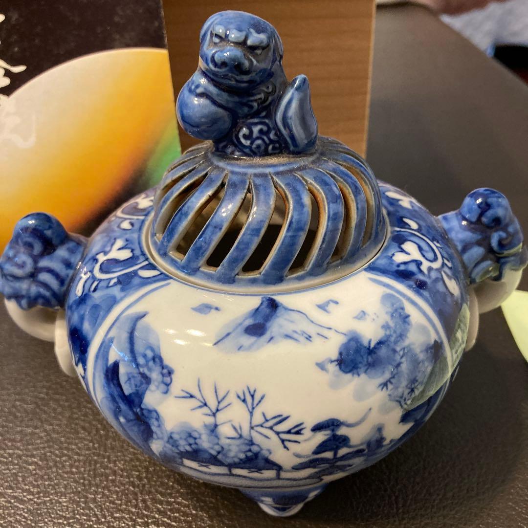 香炉 九谷焼
