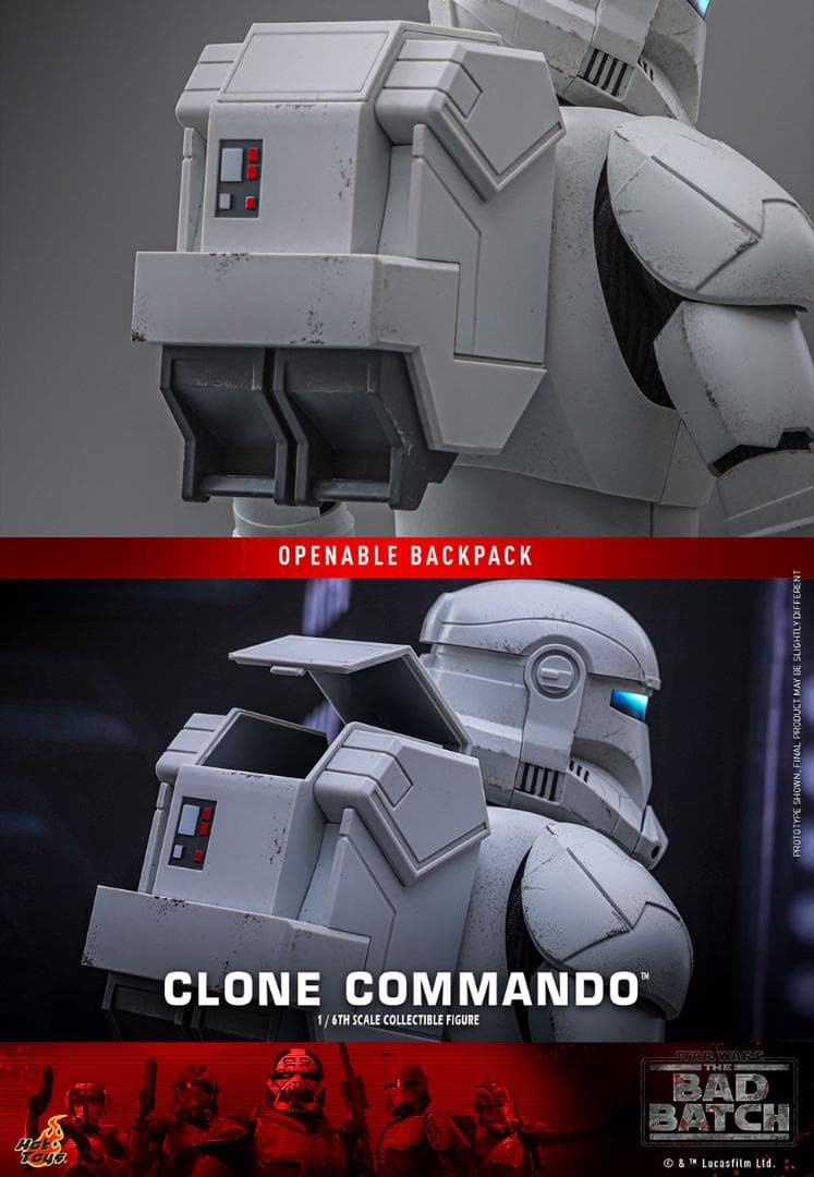 ホットトイズ 1/6 スター・ウォーズ クローン・コマンドー TMS131