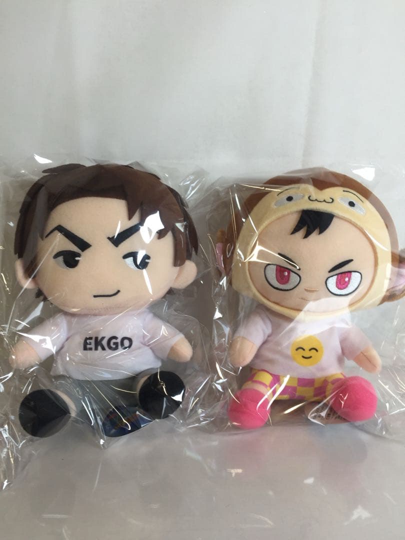 EIKIO!GO!! 狩野英孝＆英吉 おすわりぬいぐるみ 全2種セット GIGO