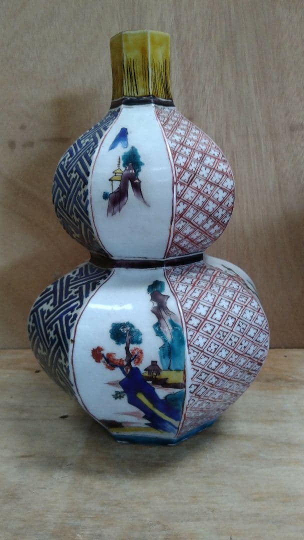 九谷焼偏壺