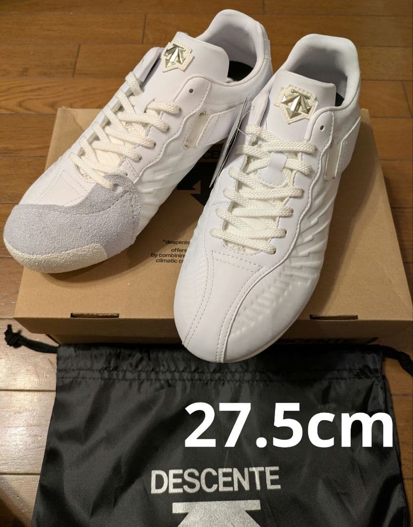 コウノエベルトスパイク2G 白 27.5cm デサント DB1PJA00WH