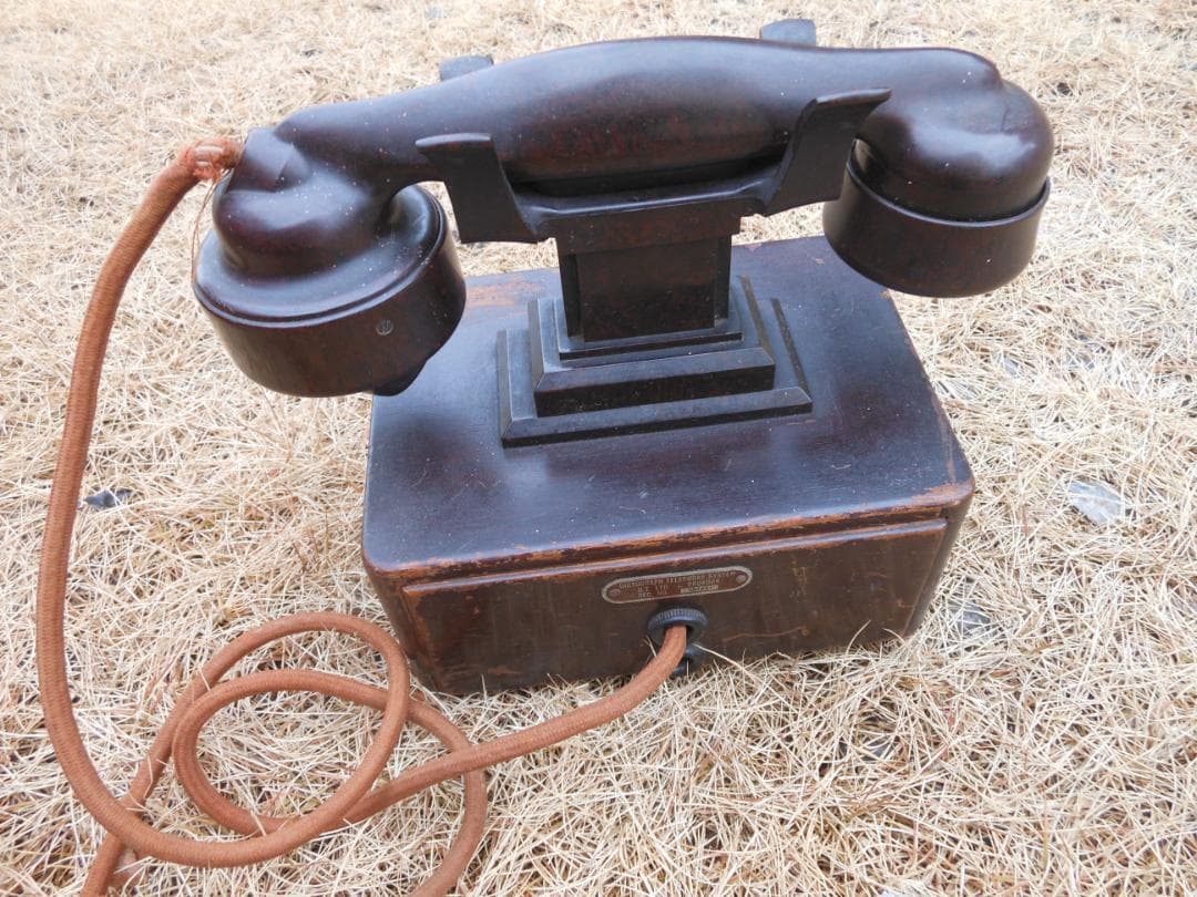 アンティーク　電話機　インターフォン　英国製　ディクトグラフ電話システム