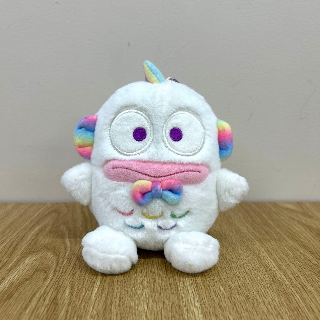 ハンギョドン　ぬいぐるみ　マスコット　虹色　レインボー